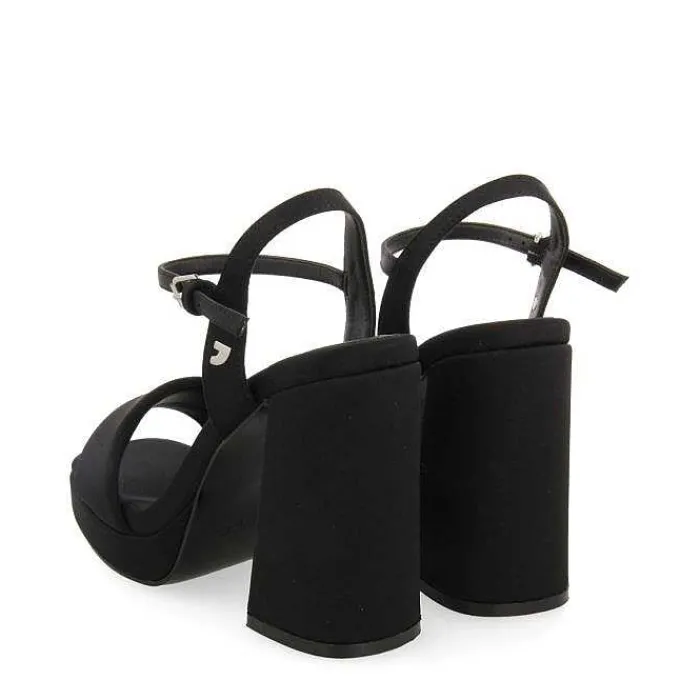 Gioseppo Sandalias Tacon<Sandalias De Tacon Negro Con Tira Acolchada Para Mujer Denton