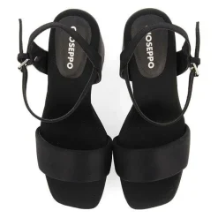 Gioseppo Sandalias Tacon<Sandalias De Tacon Negro Con Tira Acolchada Para Mujer Denton