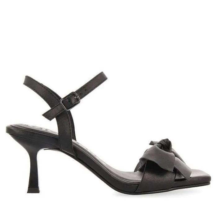 Gioseppo Sandalias Tacon<Sandalias De Tacon Negro Con Detalle Lazo Para Mujer Patti