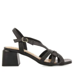Gioseppo Sandalias Tacon<Sandalias De Tacon Negro Con Tiras Trenzadas Para Mujer Bulqize