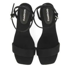 Gioseppo Sandalias Tacon<Sandalias De Tacon Negro Y Tira Acolchada Para Mujer Giarre