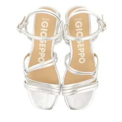 Gioseppo Sandalias Tacon<Sandalias De Tacon Plata Con Tiras Trenzadas Para Mujer Pustec