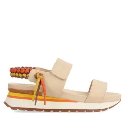 Gioseppo Sandalias Deportivas<Sandalias Deportivas Beige Con Detalle Trasero Multicolor Para Mujer Austell
