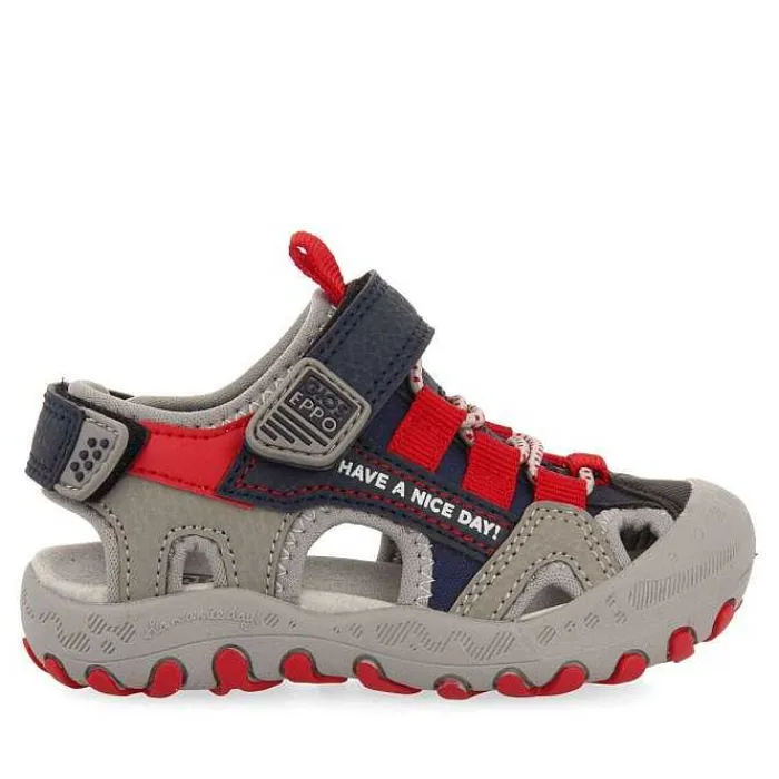 Gioseppo Bebe |Chanclas Para Bebe<Sandalias Deportivas Berilo Bebe Gris Con Detalles En Color