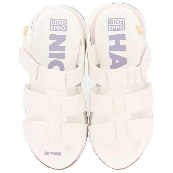 Gioseppo Niñas |Sandalias<Sandalias Deportivas Blancas Inspirada En Cangrejera Para Nina Y Nino Kiberen
