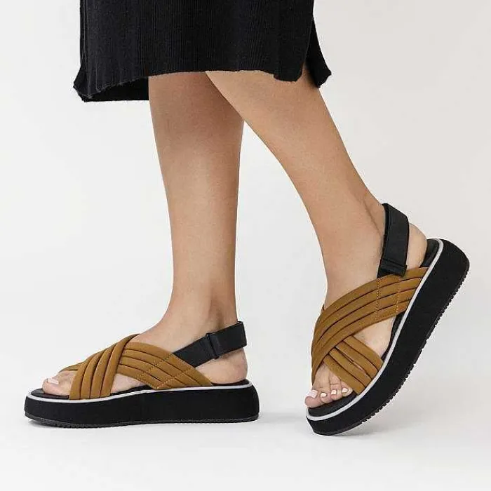Gioseppo Sandalias Deportivas<Sandalias Deportivas Color Piel Con Plataforma Para Mujer Bryher