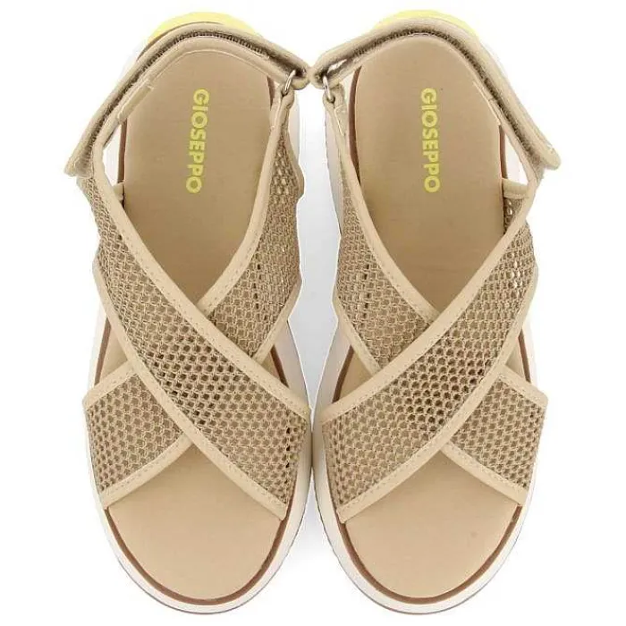 Gioseppo Sandalias Deportivas<Sandalias Deportivas Con Malla Beige Para Mujer Valdina