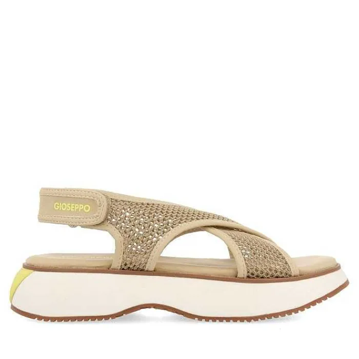 Gioseppo Sandalias Deportivas<Sandalias Deportivas Con Malla Beige Para Mujer Valdina