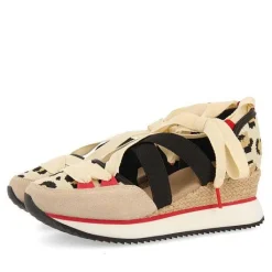 Gioseppo Sandalias Deportivas<Sandalias Deportivas Con Cuña Y Estampado Leopardo Para Mujer Rowlett