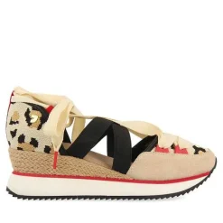 Gioseppo Sandalias Deportivas<Sandalias Deportivas Con Cuña Y Estampado Leopardo Para Mujer Rowlett