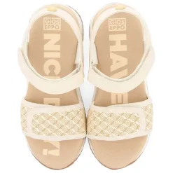 Gioseppo Niñas |Sandalias<Sandalias Deportivas Con Rafia Blanco Rojo Para Nina Y Nino Melan