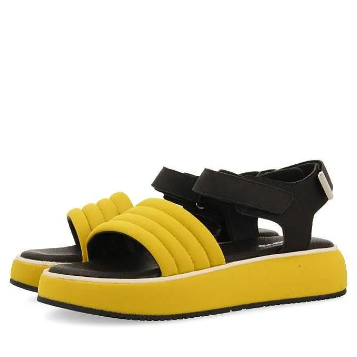 Gioseppo Sandalias Deportivas<Sandalias Deportivas Con Plataforma Mostaza Mujer Cheval