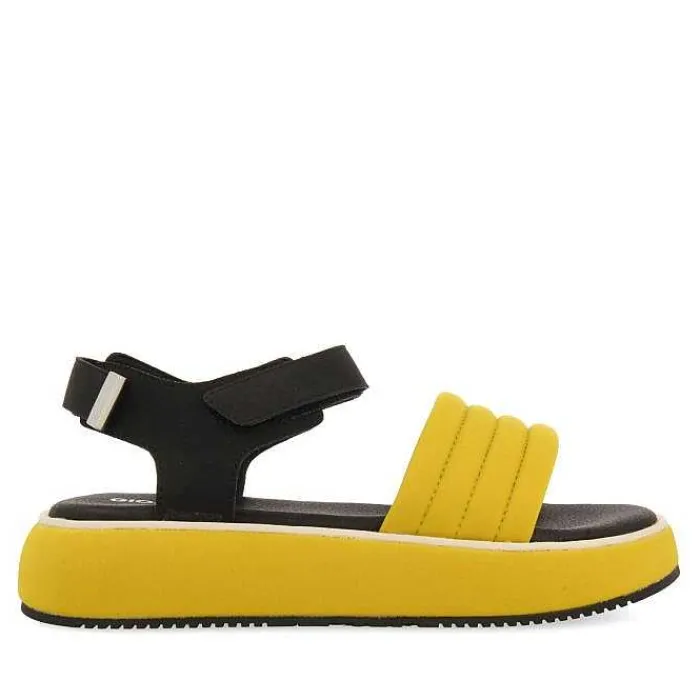Gioseppo Sandalias Deportivas<Sandalias Deportivas Con Plataforma Mostaza Mujer Cheval