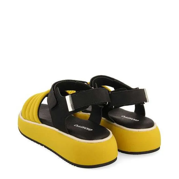 Gioseppo Sandalias Deportivas<Sandalias Deportivas Con Plataforma Mostaza Mujer Cheval