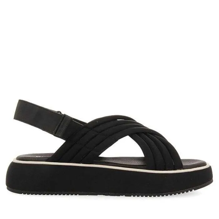 Gioseppo Sandalias Deportivas<Sandalias Deportivas Con Plataforma Negras Para Mujer Bryher