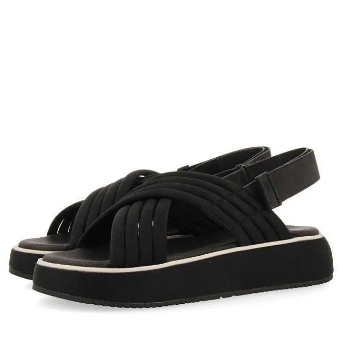 Gioseppo Sandalias Deportivas<Sandalias Deportivas Con Plataforma Negras Para Mujer Bryher
