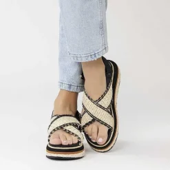 Gioseppo Sandalias Plataforma<Sandalias Deportivas Con Tiras De Rafia Y Plataforma Para Mujer Odrie