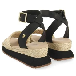 Gioseppo Sandalias Deportivas<Sandalias Deportivas Con Cuña Beige Y Negro Para Mujer Mehama