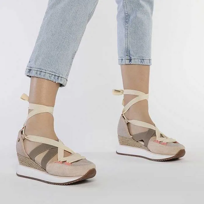 Gioseppo Sandalias Deportivas<Sandalias Deportivas Con Cuña Nude Para Mujer Samobor