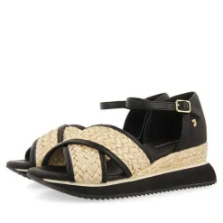 Gioseppo Sandalias Deportivas<Sandalias Deportivas Con Cuña Negras Para Mujer Rinsey