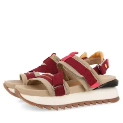Gioseppo Sandalias Deportivas<Sandalias Deportivas De Mujer Blaru Beige Y Burdeos