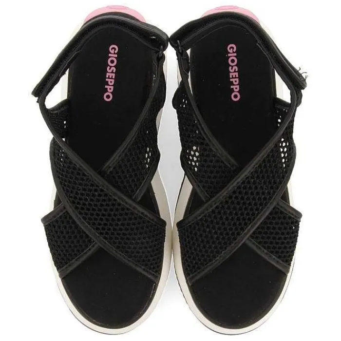 Gioseppo Sandalias Deportivas<Sandalias Deportivas De Malla Negras Para Mujer Valdina