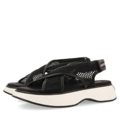 Gioseppo Sandalias Deportivas<Sandalias Deportivas De Malla Negras Para Mujer Valdina