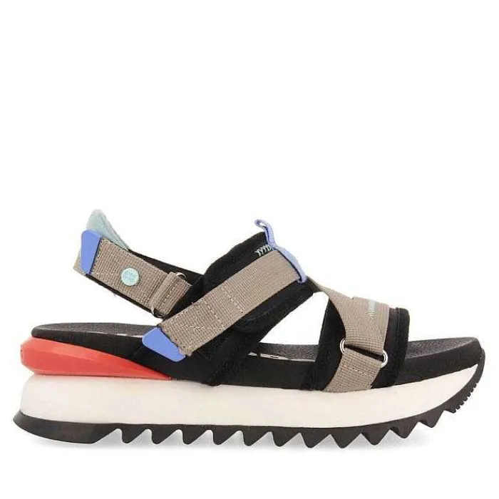 Gioseppo Sandalias Deportivas<Sandalias Deportivas De Mujer Blaru En Negro Y Gris