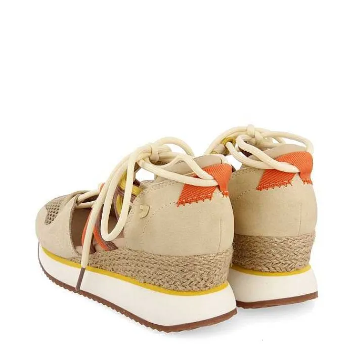Gioseppo Sandalias Deportivas<Sandalias Deportivas Estilo Alpargata Con Cuña Beige Para Mujer Iona