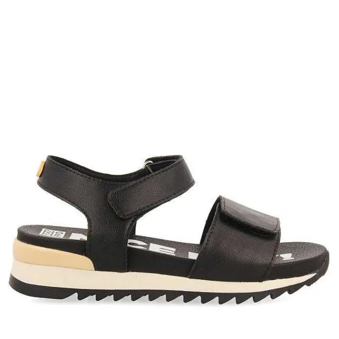 Gioseppo Niñas |Sandalias<Sandalias Deportivas Negras Detalle Amarillo Para Nina Y Nino Looe