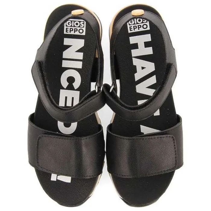Gioseppo Niñas |Sandalias<Sandalias Deportivas Negras Detalle Amarillo Para Nina Y Nino Looe