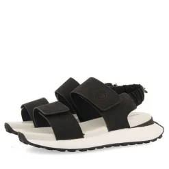 Gioseppo Sandalias Deportivas<Sandalias Deportivas Negras Detalle Fruncido Elastico En Espalda Para Mujer Fratar
