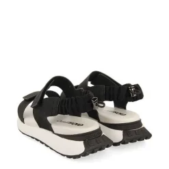 Gioseppo Sandalias Deportivas<Sandalias Deportivas Negras Detalle Fruncido Elastico En Espalda Para Mujer Fratar