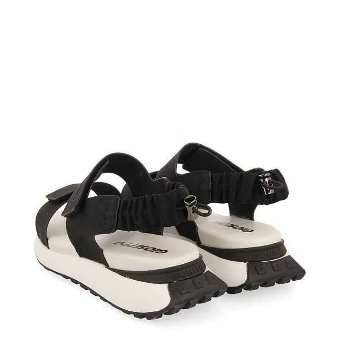 Gioseppo Sandalias Deportivas<Sandalias Deportivas Negras Detalle Fruncido Elastico En Espalda Para Mujer Fratar