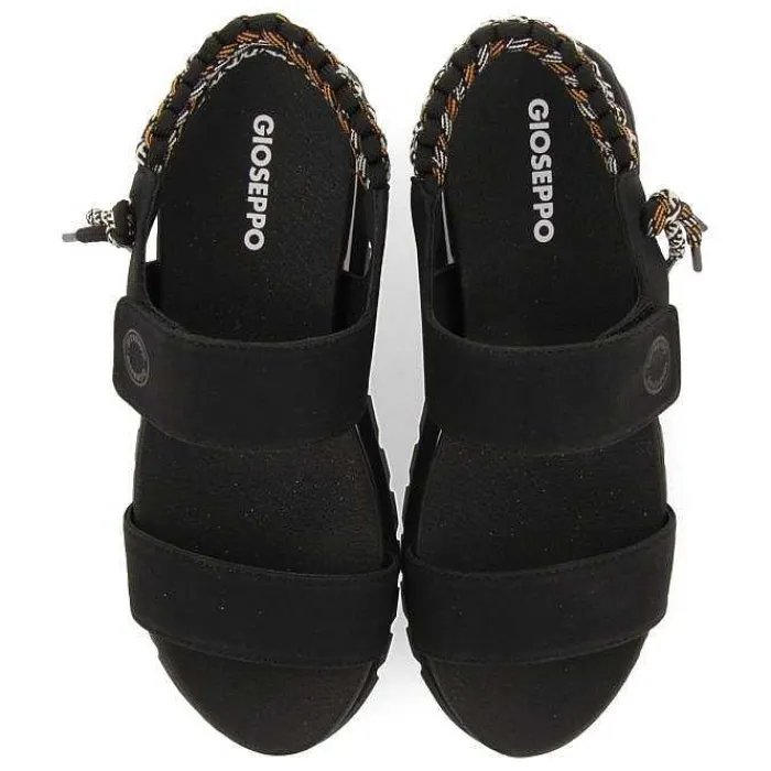 Gioseppo Sandalias Deportivas<Sandalias Deportivas Negras Con Detalle Trasero Multicolor Para Mujer Austell