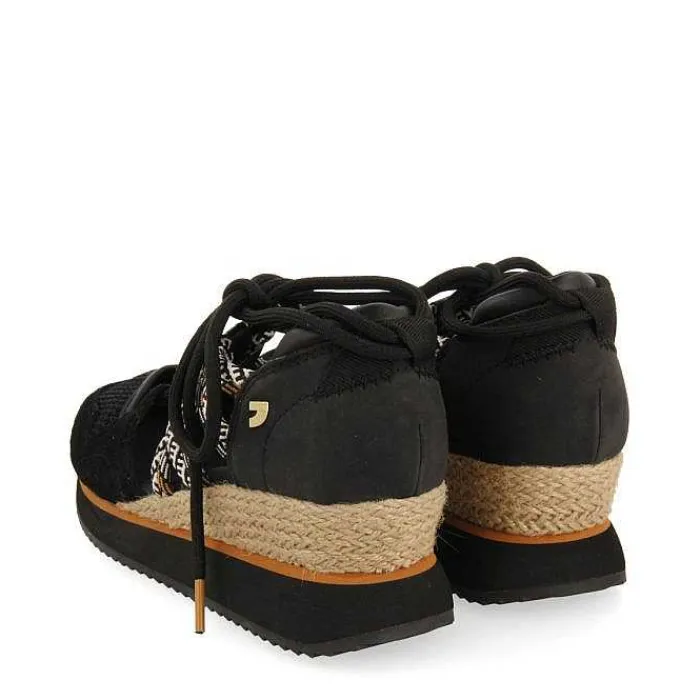 Gioseppo Sandalias Deportivas<Sandalias Deportivas Negras Tipo Alpargata Con Cuña Para Mujer Iona