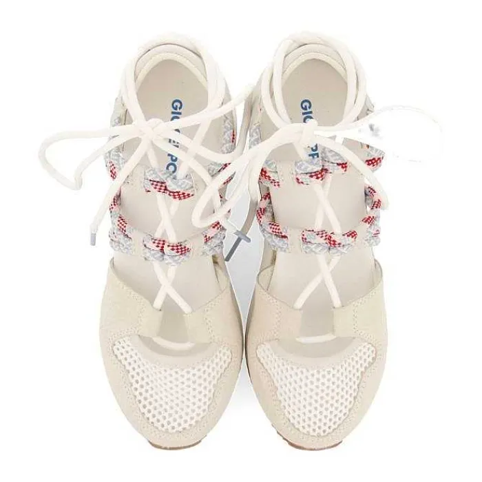 Gioseppo Sandalias Deportivas<Sandalias Deportivas Off-White Estilo Alpargata Con Cuña Para Mujer Iona