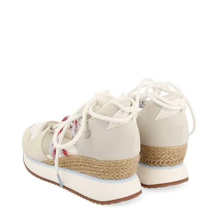 Gioseppo Sandalias Deportivas<Sandalias Deportivas Off-White Estilo Alpargata Con Cuña Para Mujer Iona