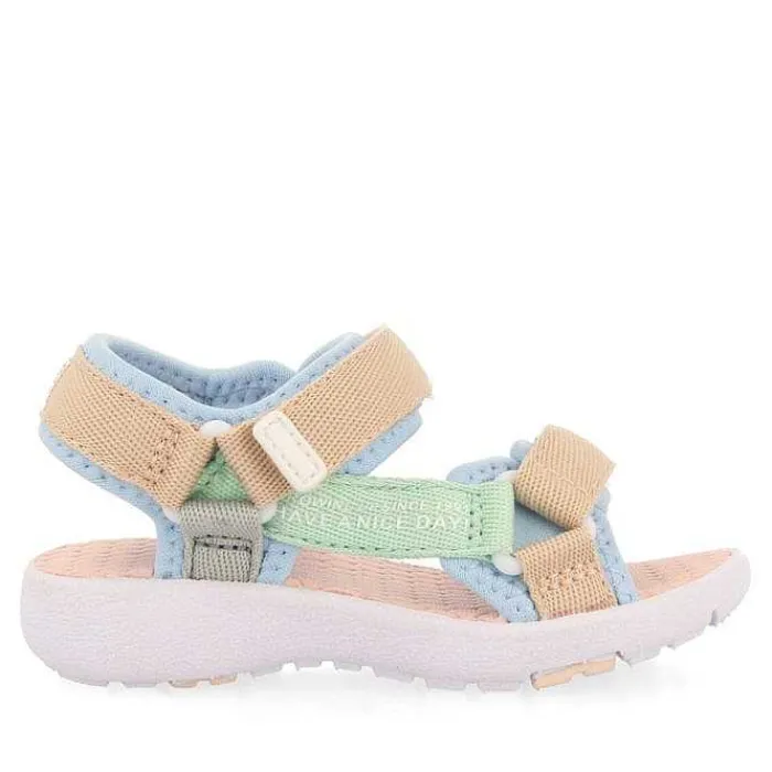 Gioseppo Bebe |Sandalias Bebe Nina<Sandalias Deportivas Rochedo Bebes Turquesa Con Lazos Multicolor