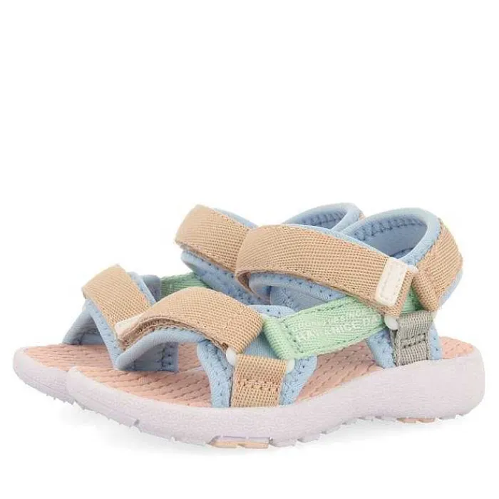 Gioseppo Bebe |Sandalias Bebe Nina<Sandalias Deportivas Rochedo Bebes Turquesa Con Lazos Multicolor