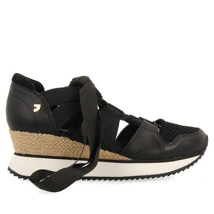 Gioseppo Sandalias Deportivas<Sandalias Deportivas Tipo Alpargata Con Tiras Negras Para Mujer Muir