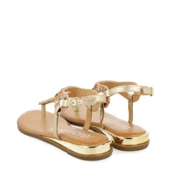 Gioseppo Sandalias Planas<Sandalias Dorada Con Piedras Multicolor Para Mujer Nyssa