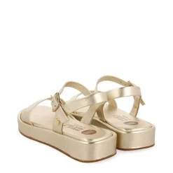Gioseppo Niñas |Sandalias<Sandalias Doradas De Piel Y Piso Con Volumen Para Nina Y Nino Sheze