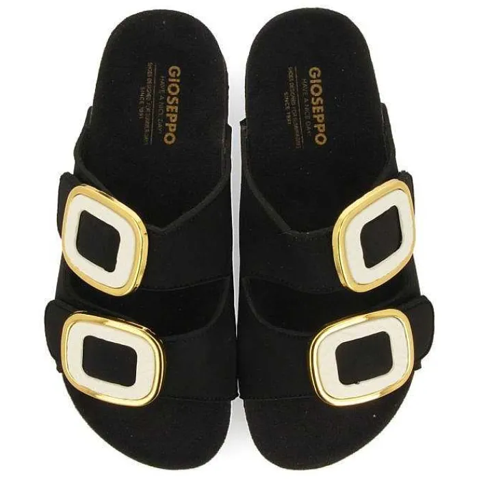 Gioseppo Sandalias Planas<Sandalias Estilo Bio Blanco Decorado Joya Budaors Mujer