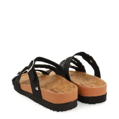 Gioseppo Chancletas<Sandalias Estilo Bio Con Tiras Negras Y Hebilla Para Mujer Loupian