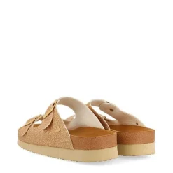 Gioseppo Chancletas<Sandalias Estilo Bio Dorado Con Tiras Y Hebilla Para Mujer Margate