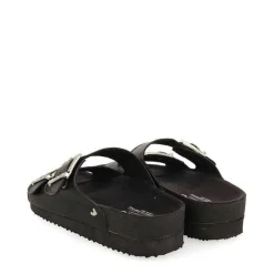 Gioseppo Chancletas<Sandalias Estilo Bio Negras Con Tiras Y Hebilla Para Mujer Eldridge