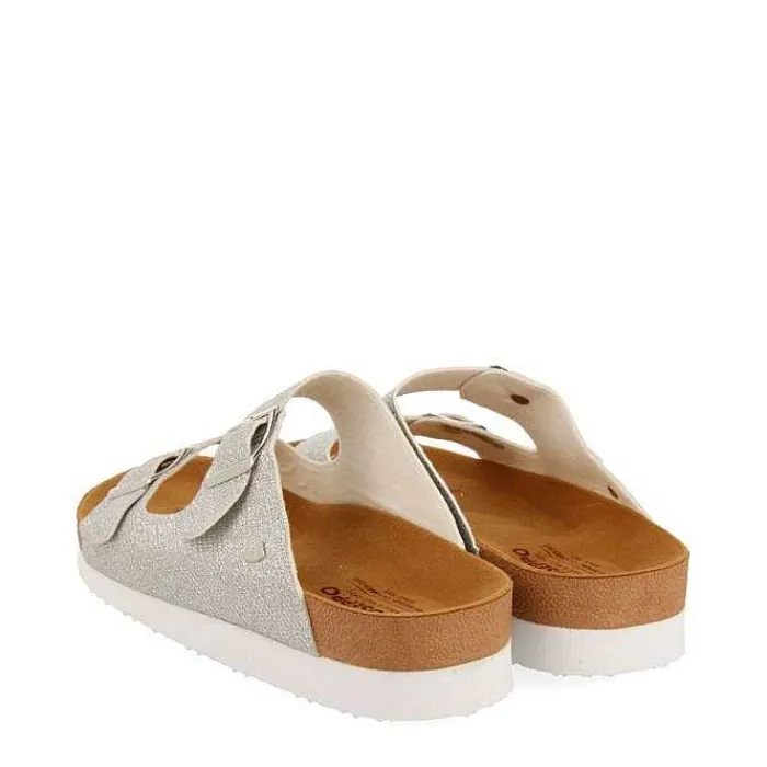 Gioseppo Chancletas<Sandalias Estilo Bio Plata Con Tiras Y Hebilla Para Mujer Margate