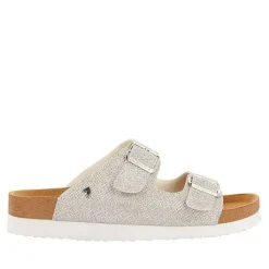 Gioseppo Chancletas<Sandalias Estilo Bio Plata Con Tiras Y Hebilla Para Mujer Margate