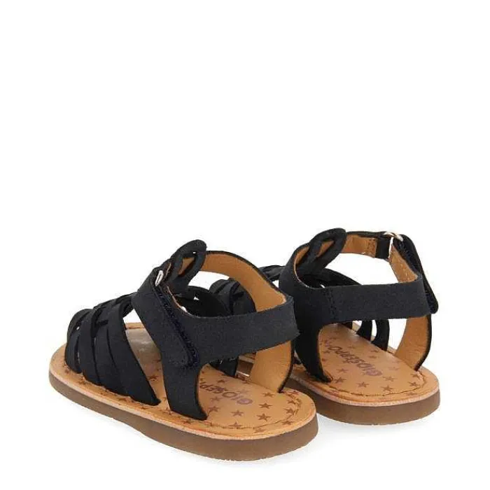 Gioseppo Bebe |Sandalias Bebe Nina<Sandalias Estilo Cangrejo Piel Azul Marino Para Bebe Harrah